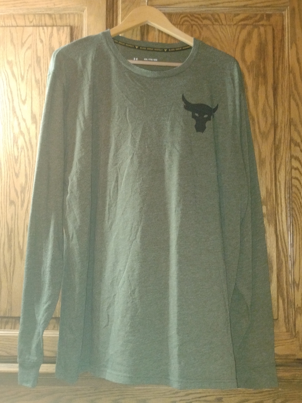 Under Armour Project Rock Men's Long-Sleeve Olive Green